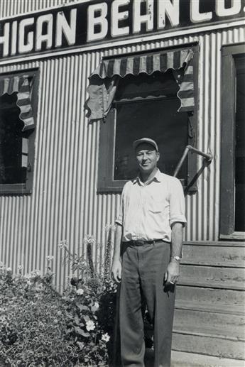 (MICHIGAN BEAN COMPANY) A mini archive with 100 diverse photographs showing varied aspects of the business, including the factory and e